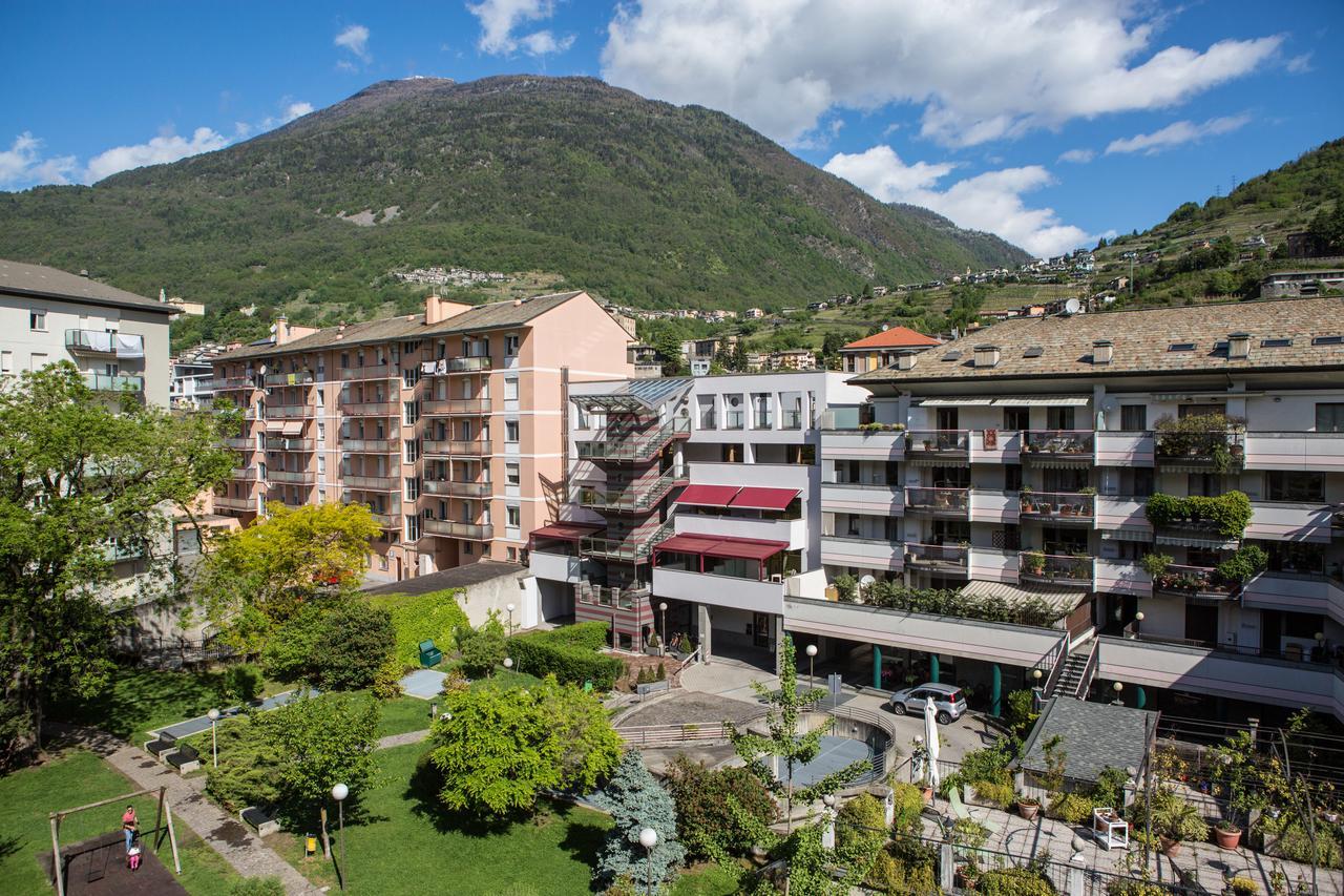 Piazzi House Aparthotel Sondrio Exteriör bild