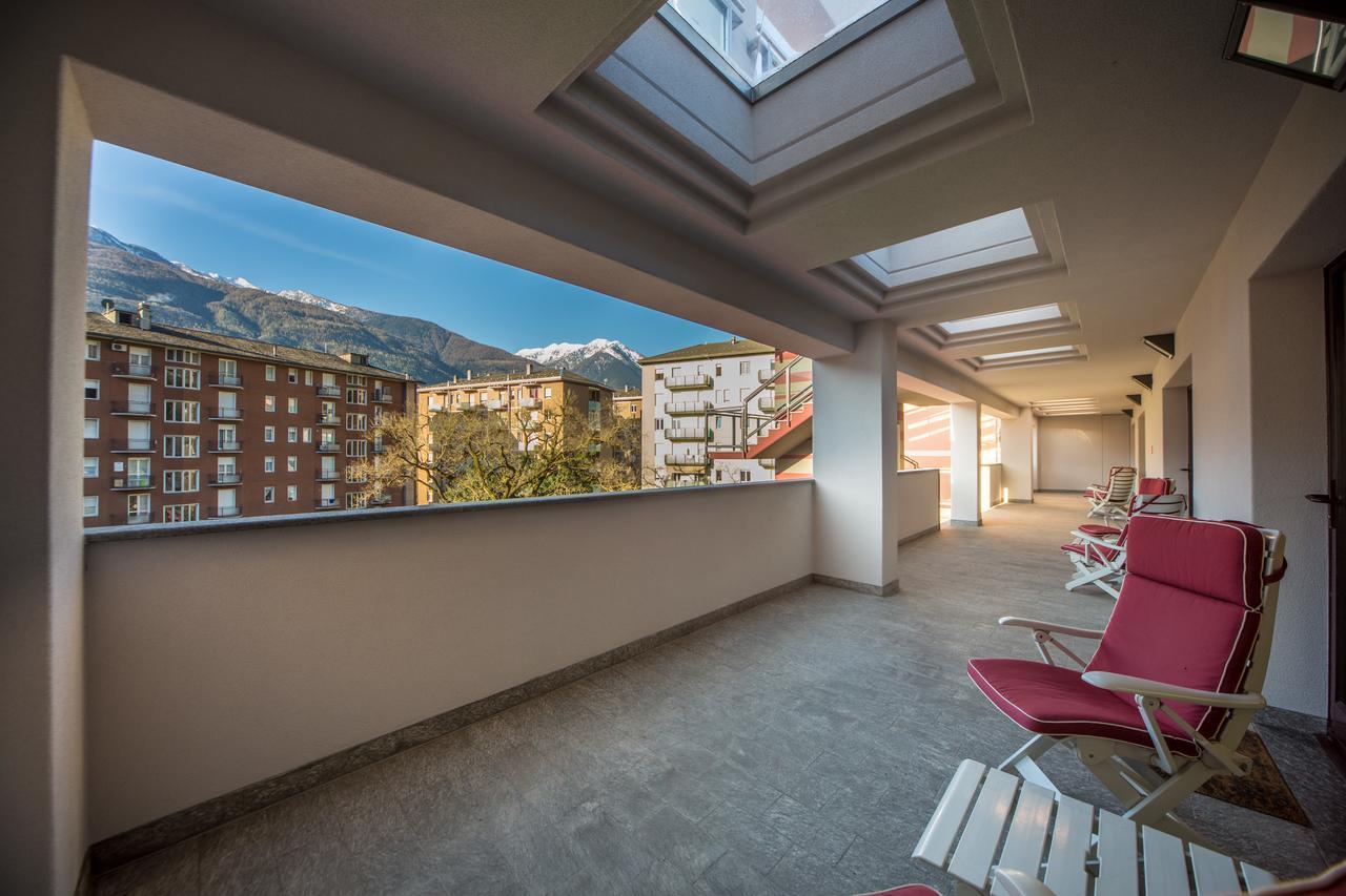 Piazzi House Aparthotel Sondrio Exteriör bild